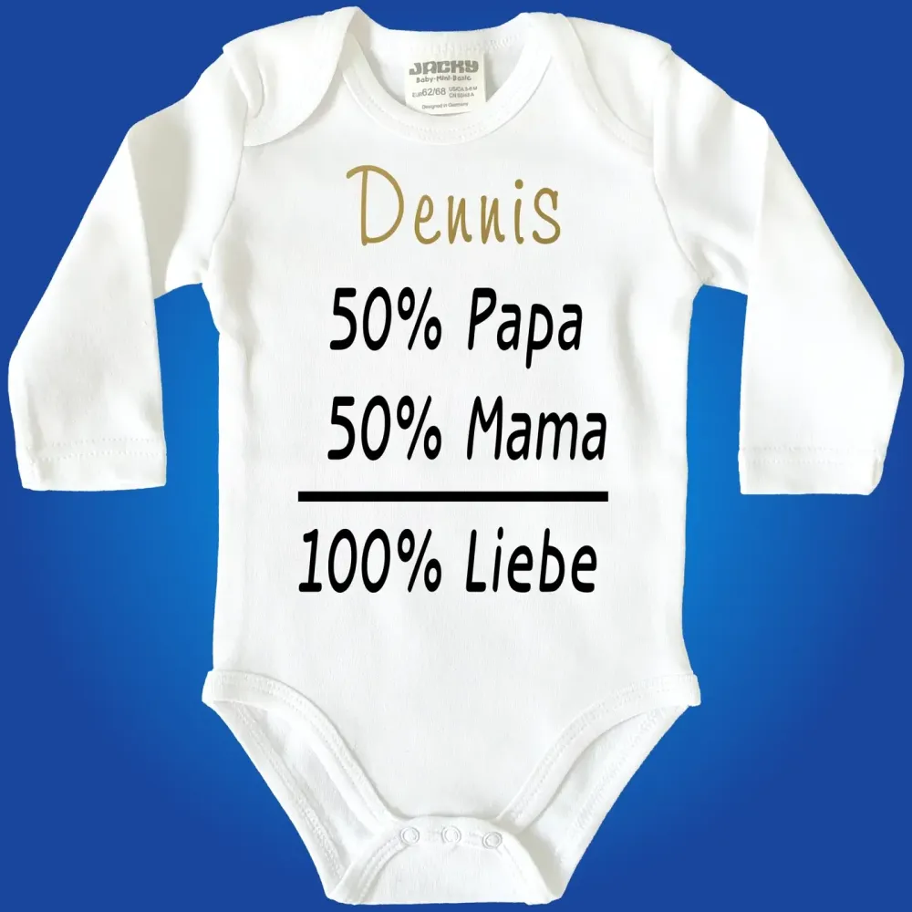 Baby-Body mit Druck Formel