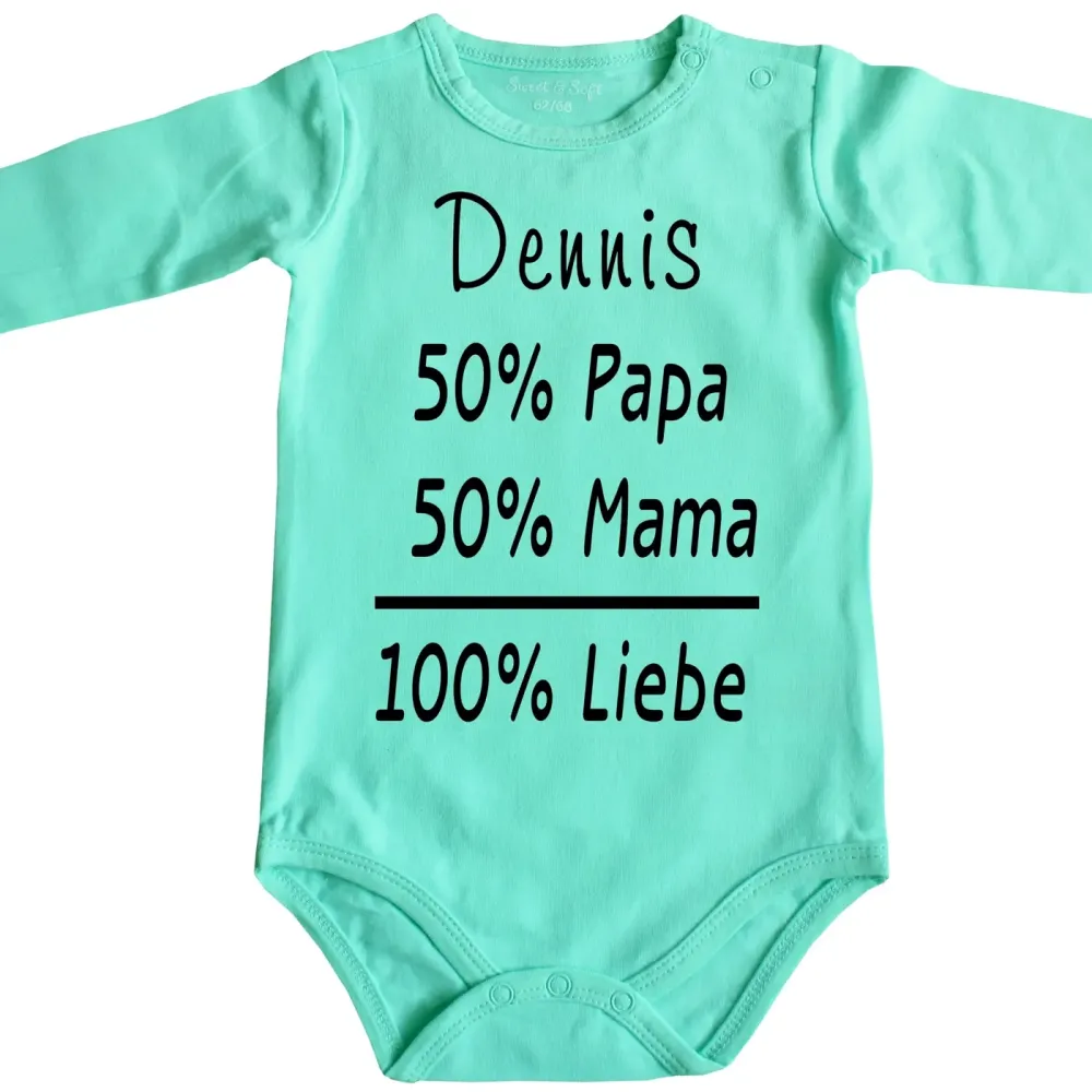 Preview: Baby-Body mit Druck personalisiert