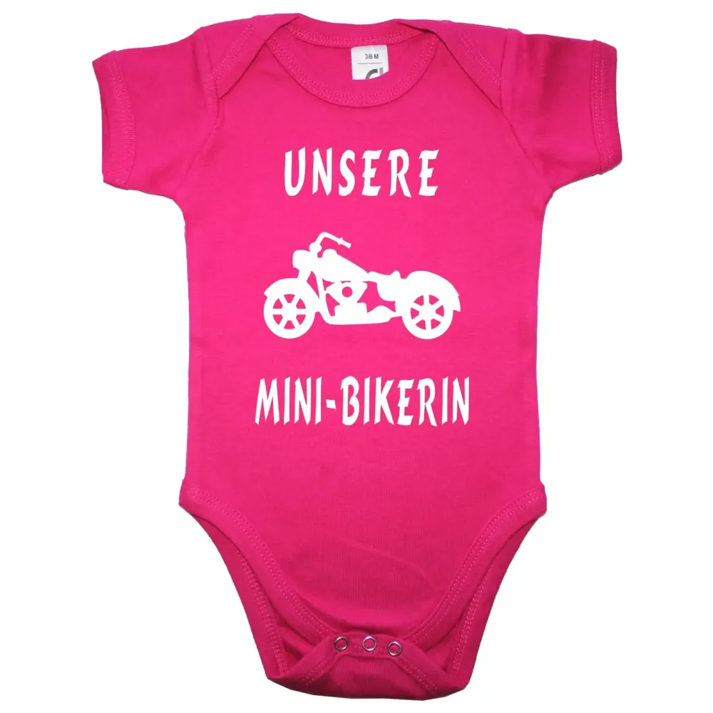 Baby-Body mit Motorrad‑Design für kleine Biker