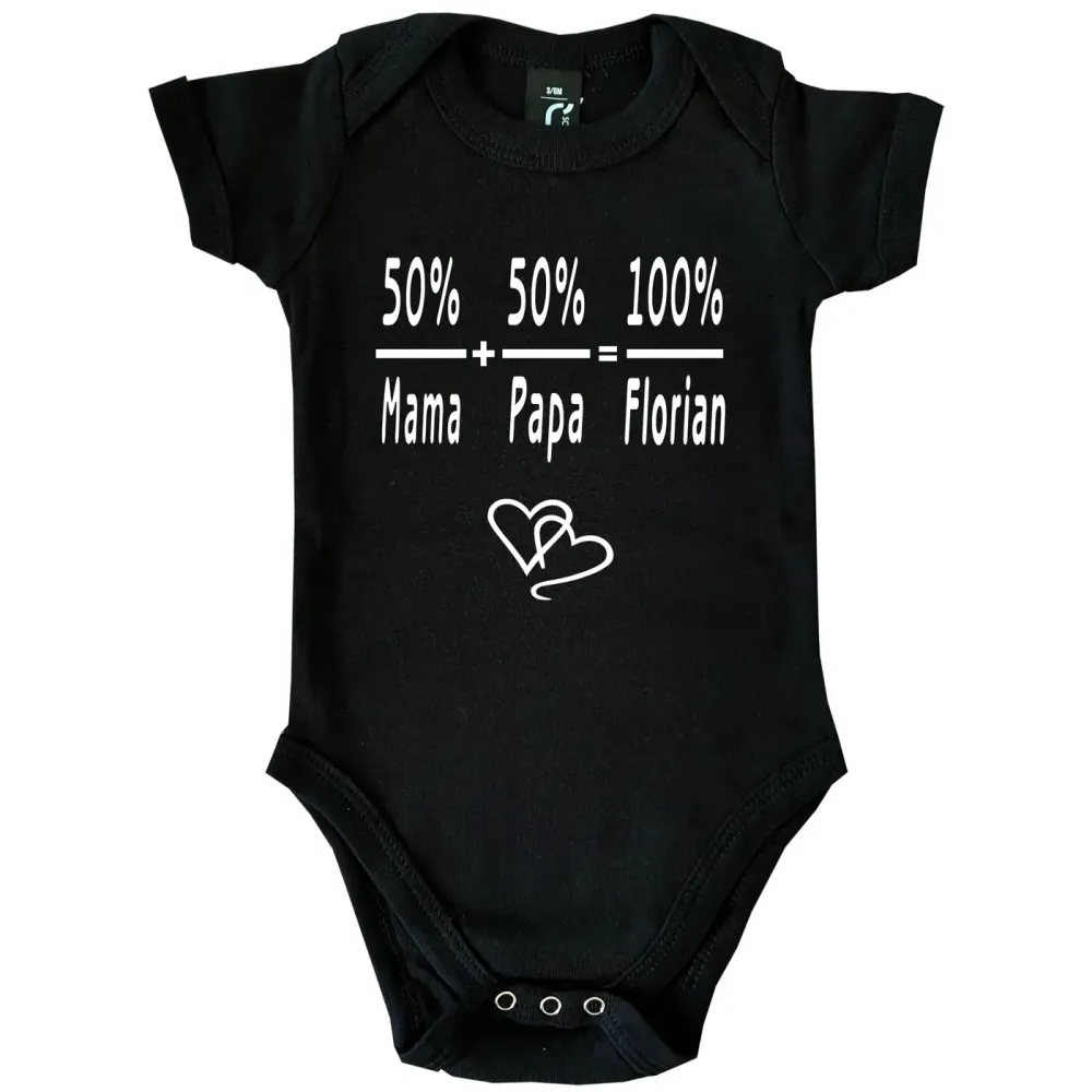 Preview: Baby-Body mit Druck personalisiert