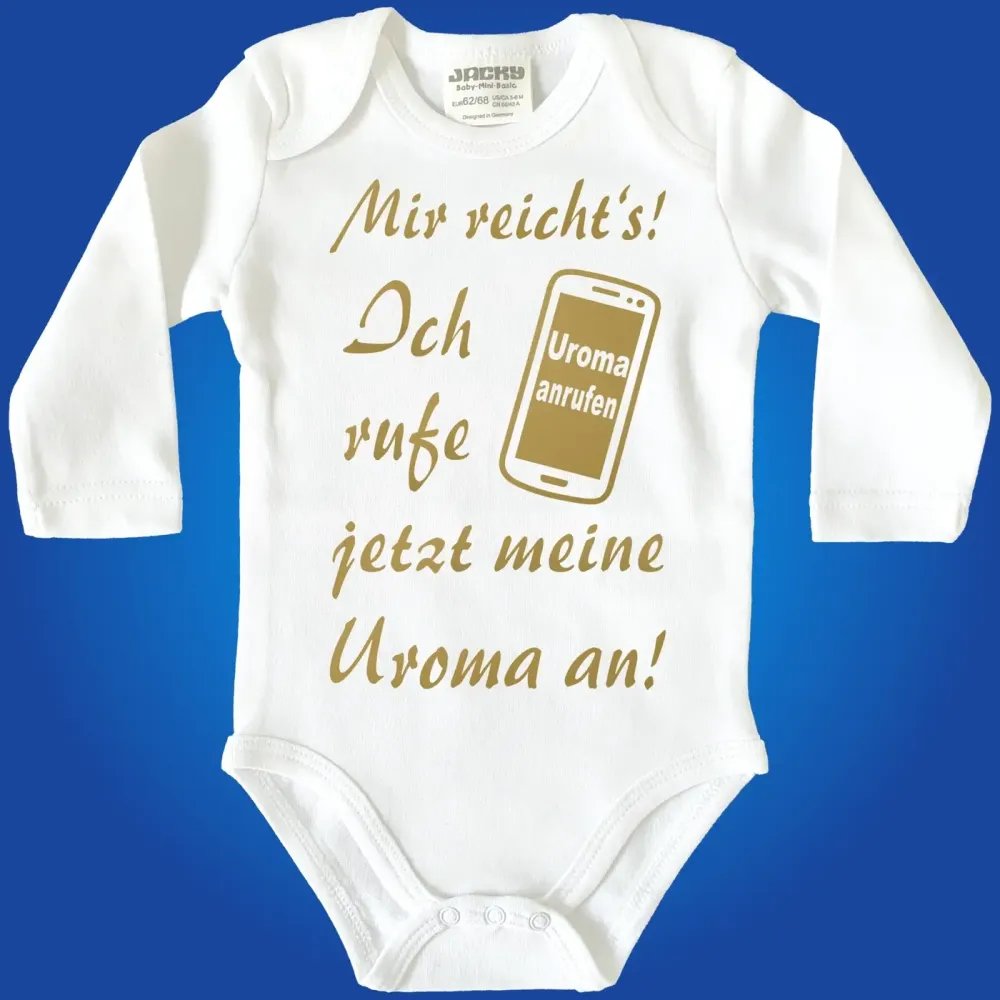 Lustiger Baby Bodie Uroma anrufen