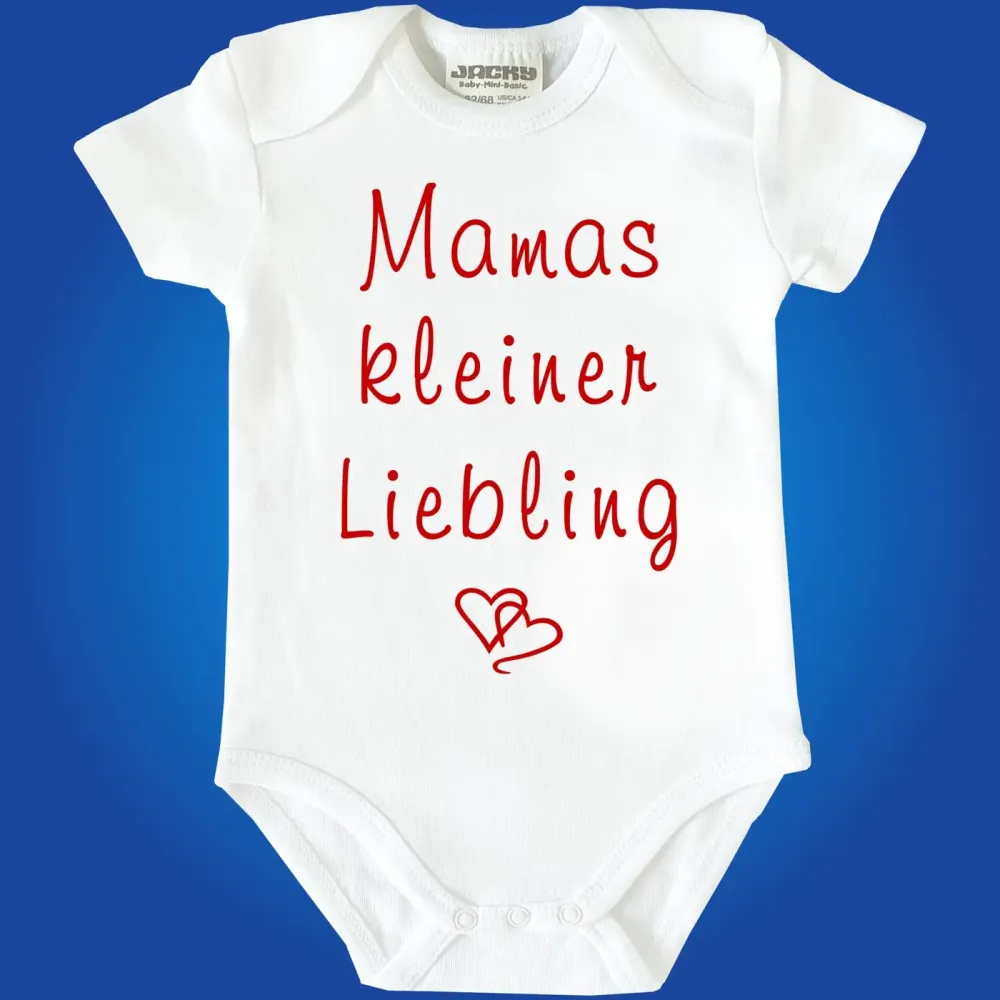 Baby‑Body „Tantes kleiner Liebling“ mit Herzsymbolen