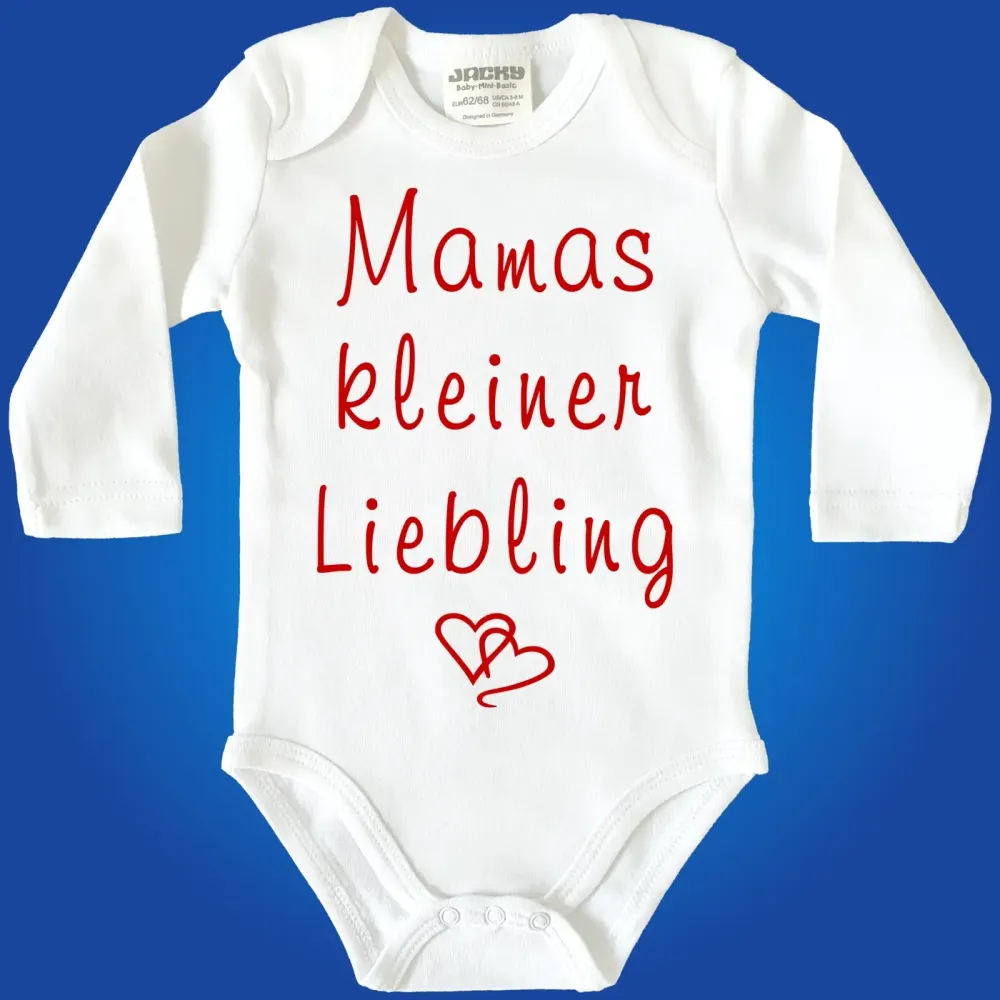 Baby-Body mit Aufdruck Mamas kleiner Liebling