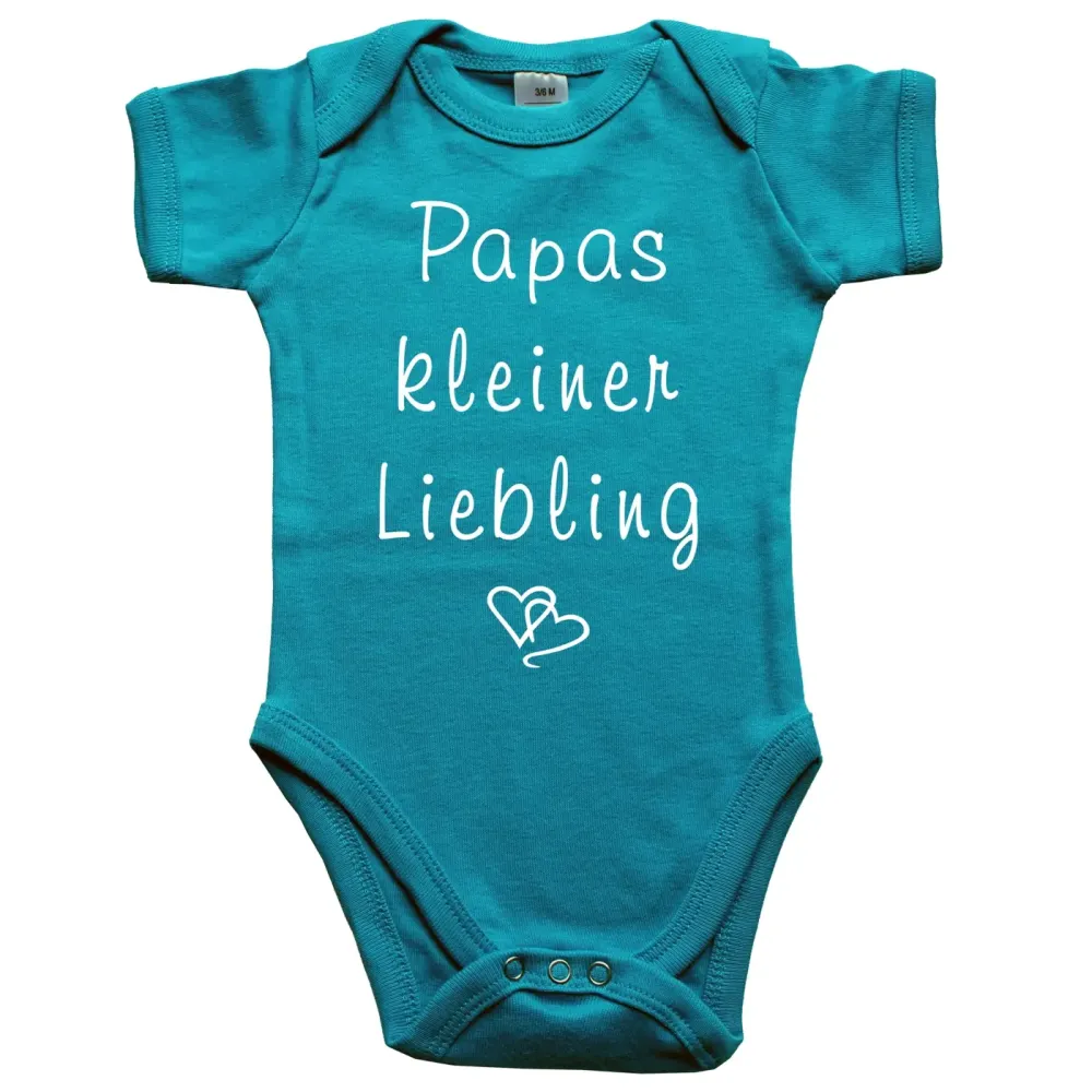 Babybody „Omas kleiner Liebling“ mit zwei Herzen