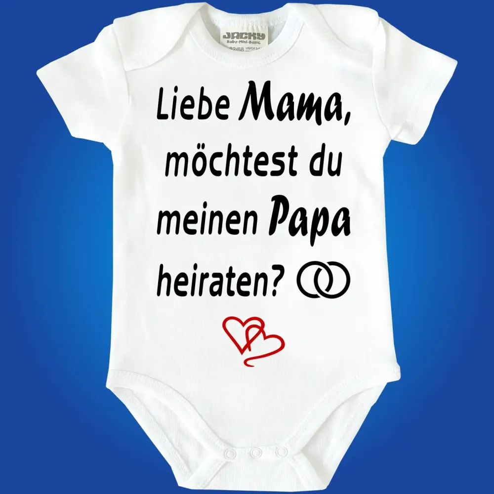 Baby Body Heiratsantrag