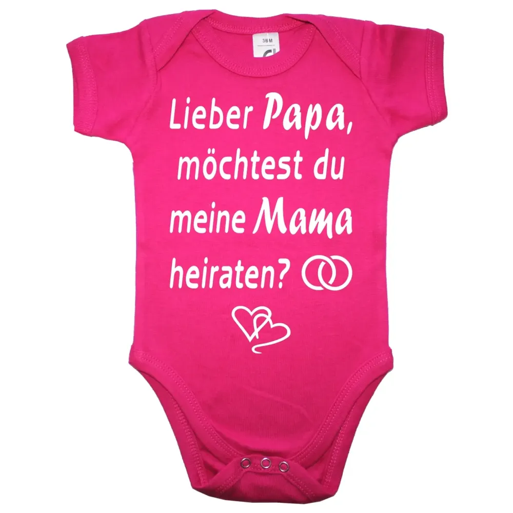Baby-Body Hochzeitsantrag