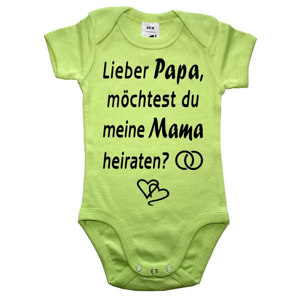 Baby-Body Heiratsantrag