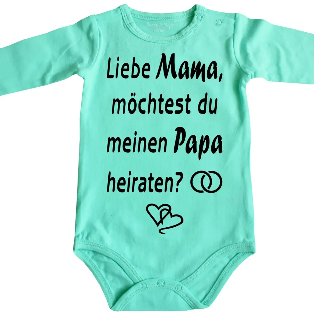 baby bodysuit marriage proposal