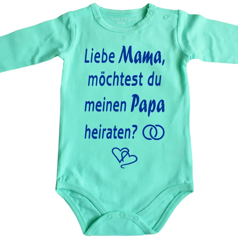 Baby-Body mit Druck Antrag stellen