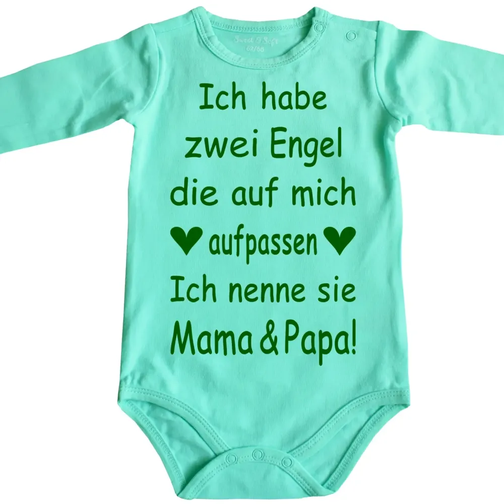 Preview: Babybody für die Taufe Taufgeschenk