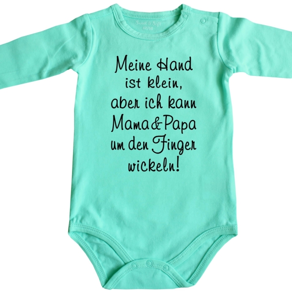 Baby-Body - Meine Hand ist klein, aber ich kann Oma & Opa ...