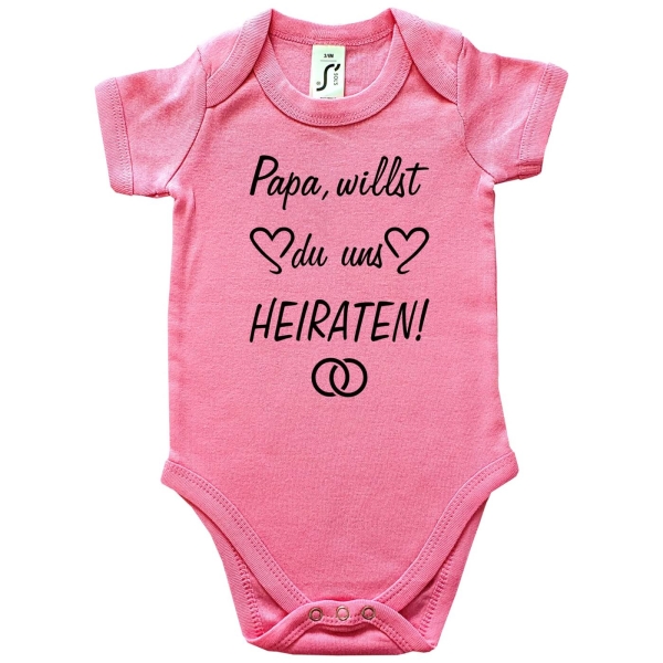 Baby-Body Heiratsantrag