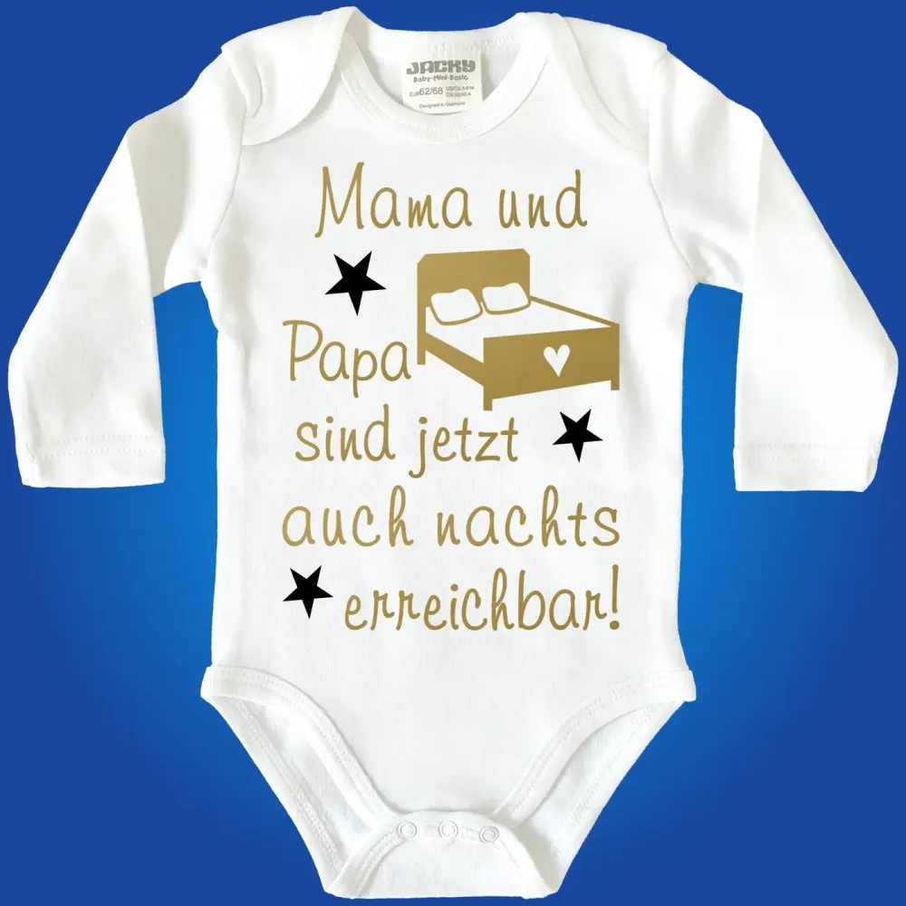 Preview: Babybody mit lustigem Spruch