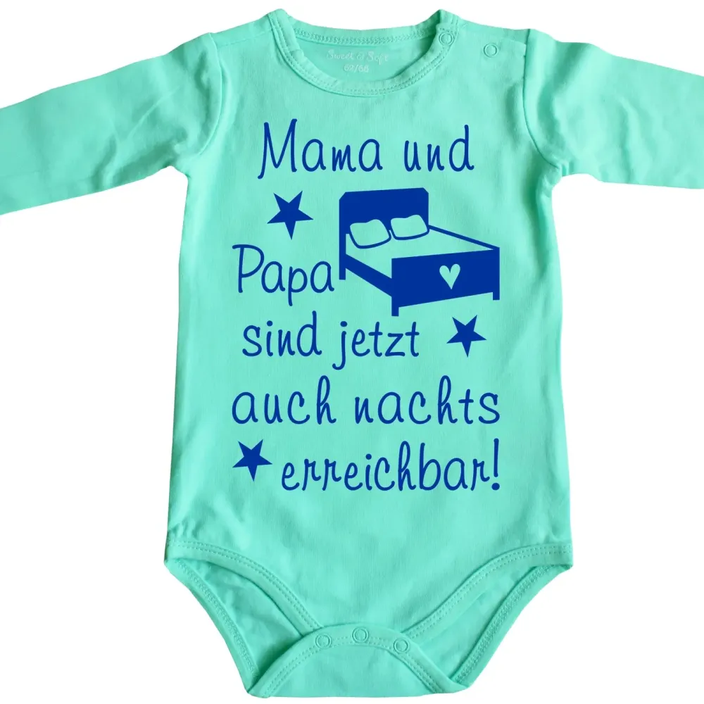 Preview: Baby Bodie mit witzigem Spruch