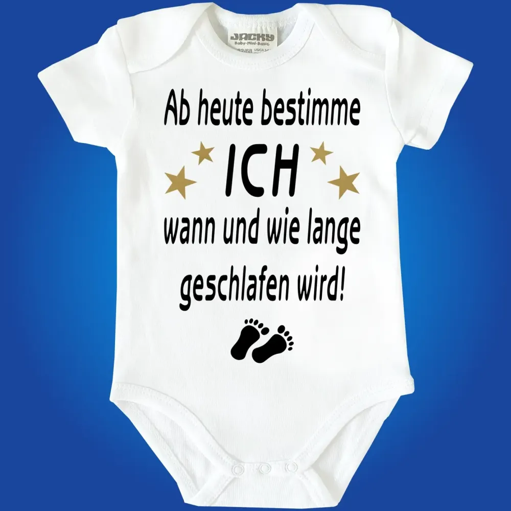 Baby-Body Witzig mit Spruch schlafen