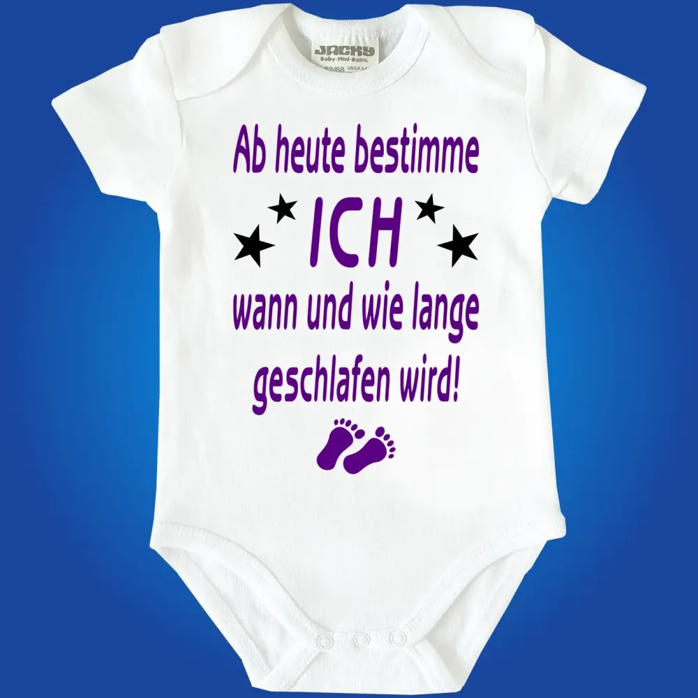 Preview: Witziger Baby-Body mit Spruch