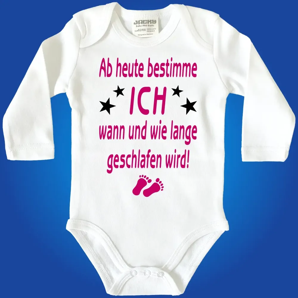 Baby-Body mit Aufdruck zum Schlafen