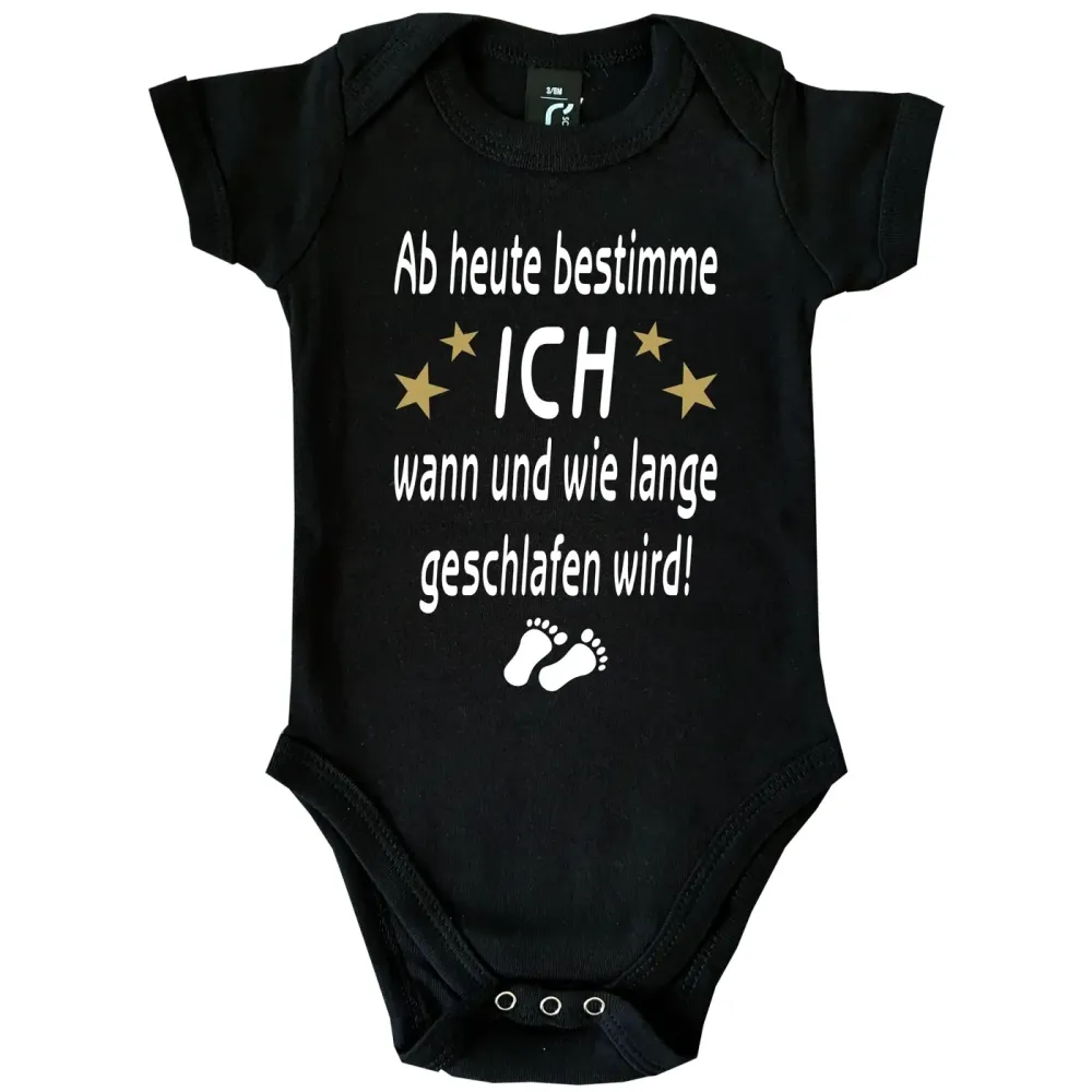 Preview: Babybody mit Spruch Schlafen