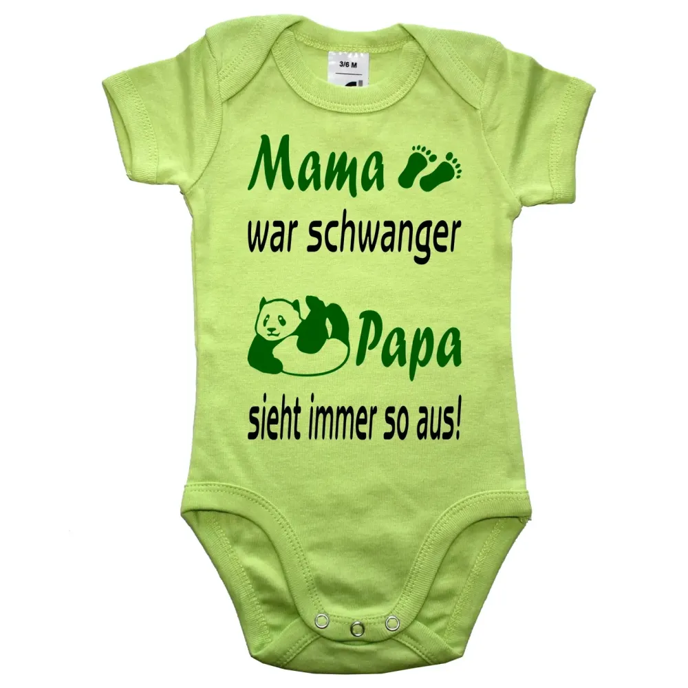 Preview: Lustiger Baby-Body mit Spruch