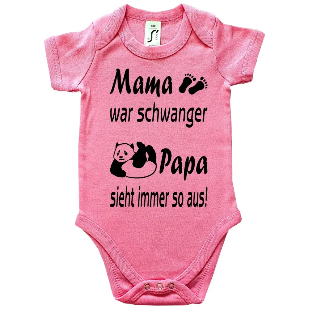 Preview: Lustiger Baby-Body mit Spruch