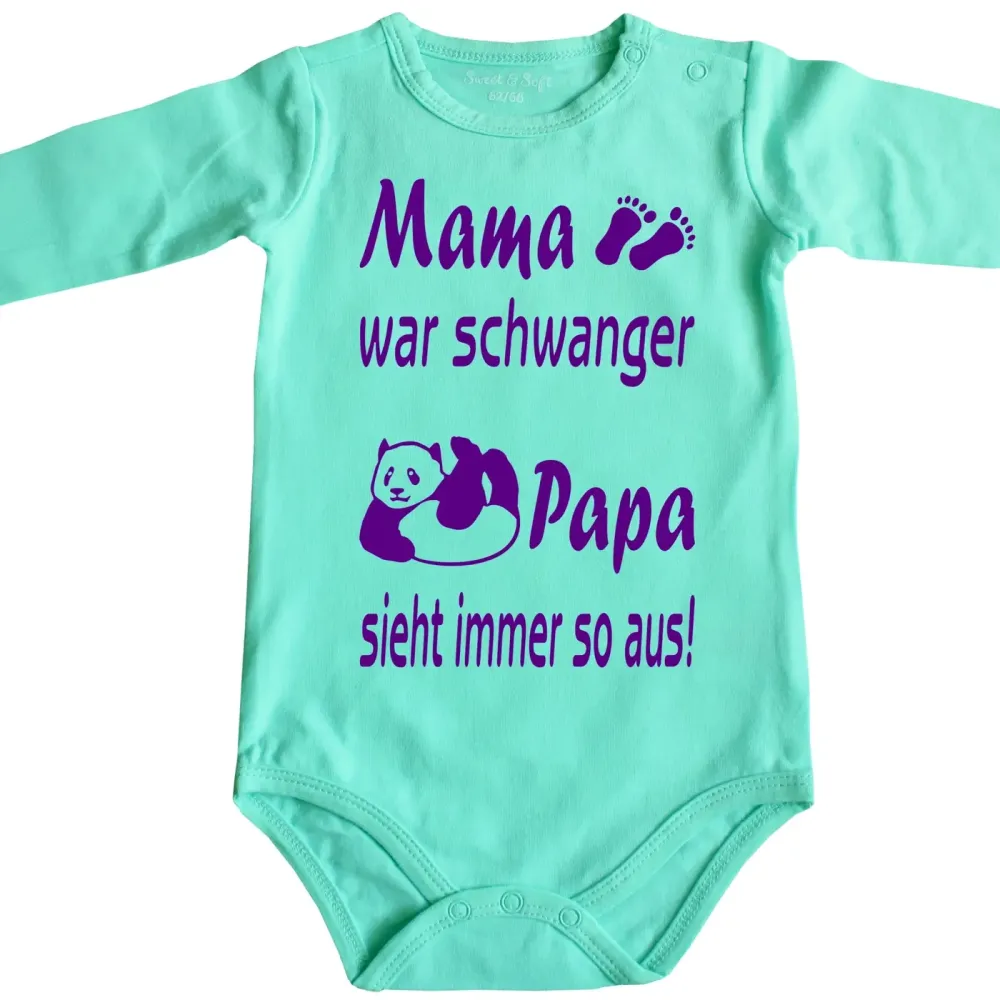 Witziger Baby Bodie Schwanger