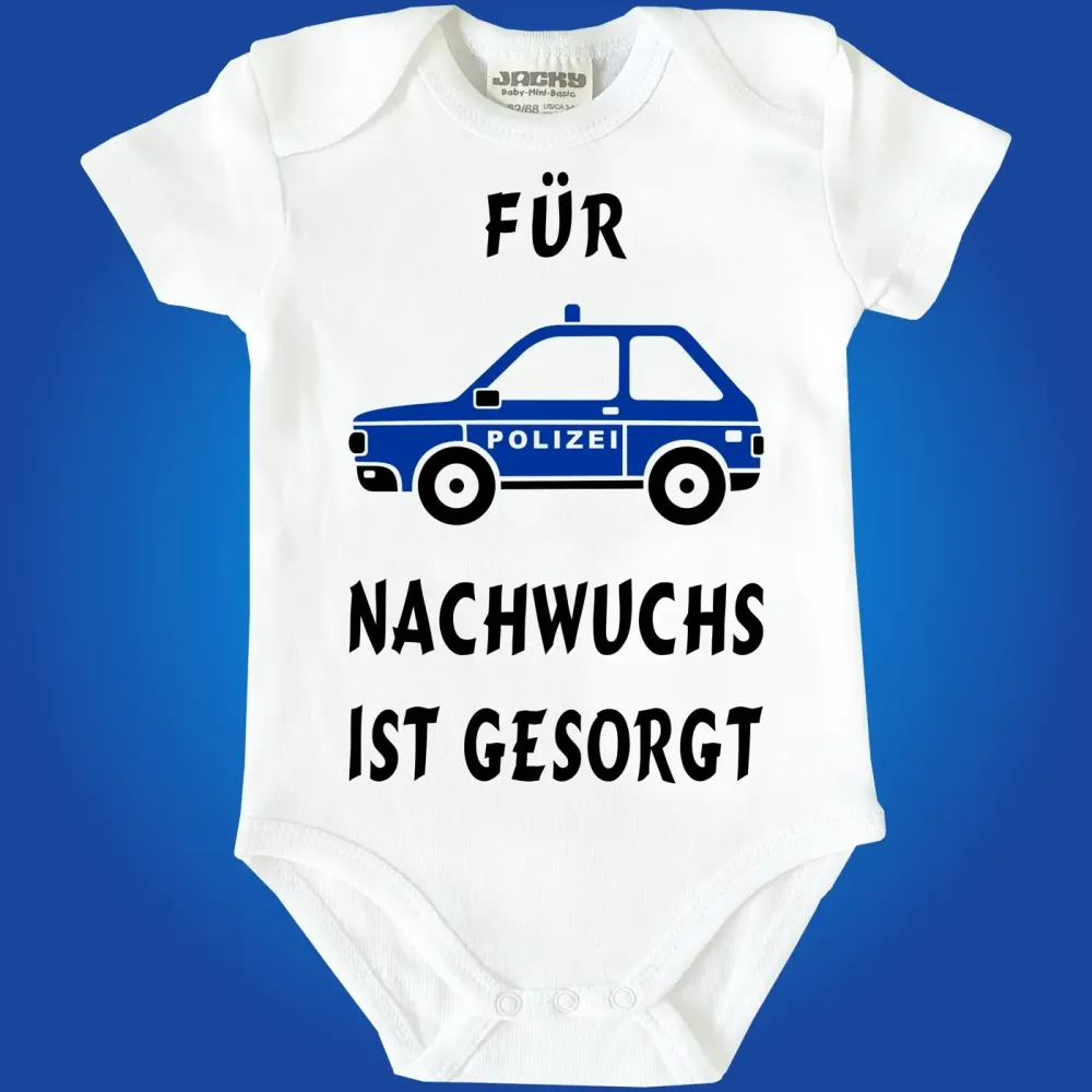 Baby-Body mit Polizeiauto Polizei