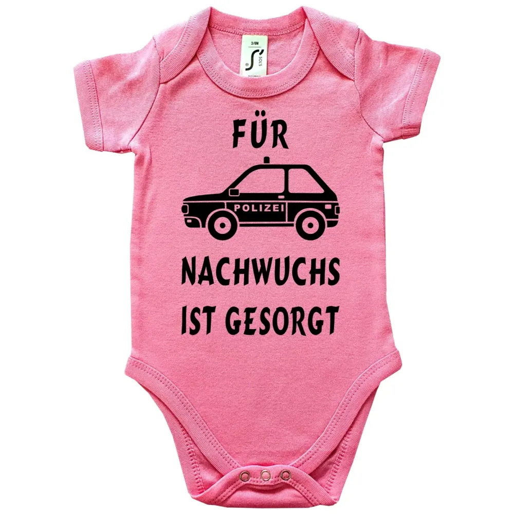 Babybody als Geschenk für Polizei‑Kollegen zur Geburt