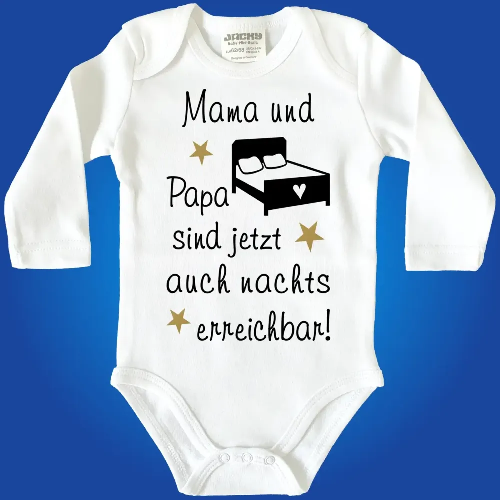Baby-Body mit lustigem Spruch
