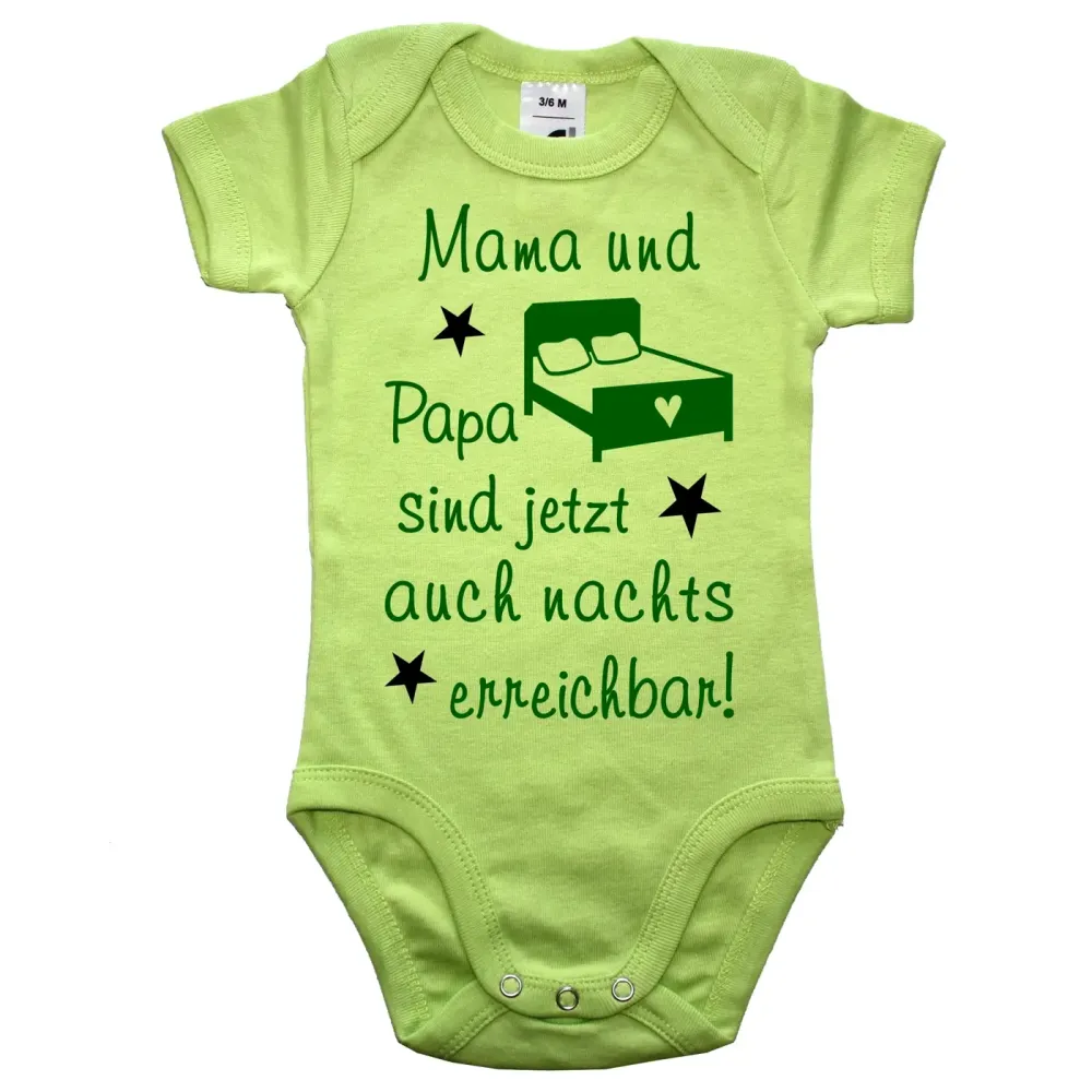 Baby-Body mit lustigem Spruch