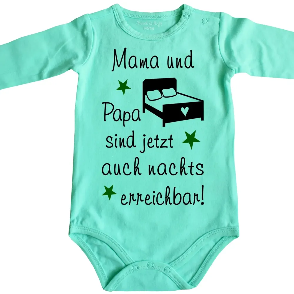 Baby-Body mit lustigem Spruch