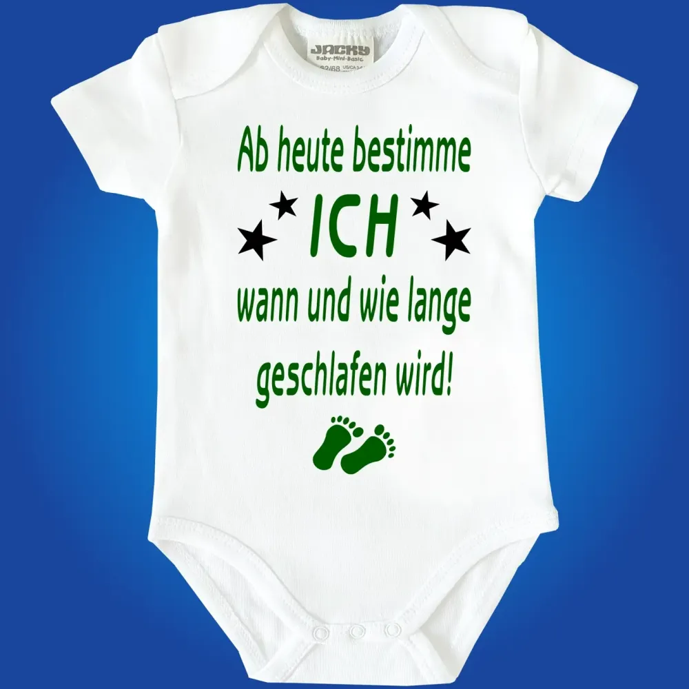 Babybody Witzig mit Spruch