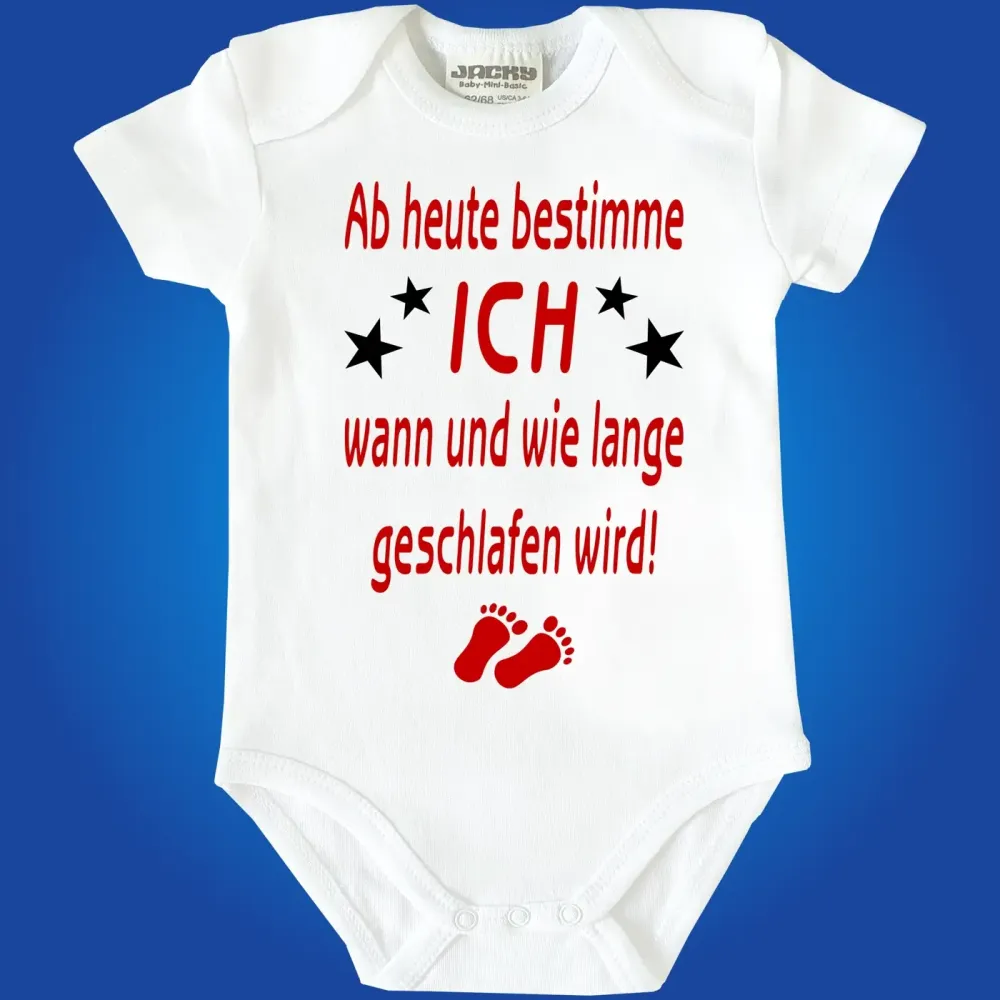 Babybody Lustig mit Spruch