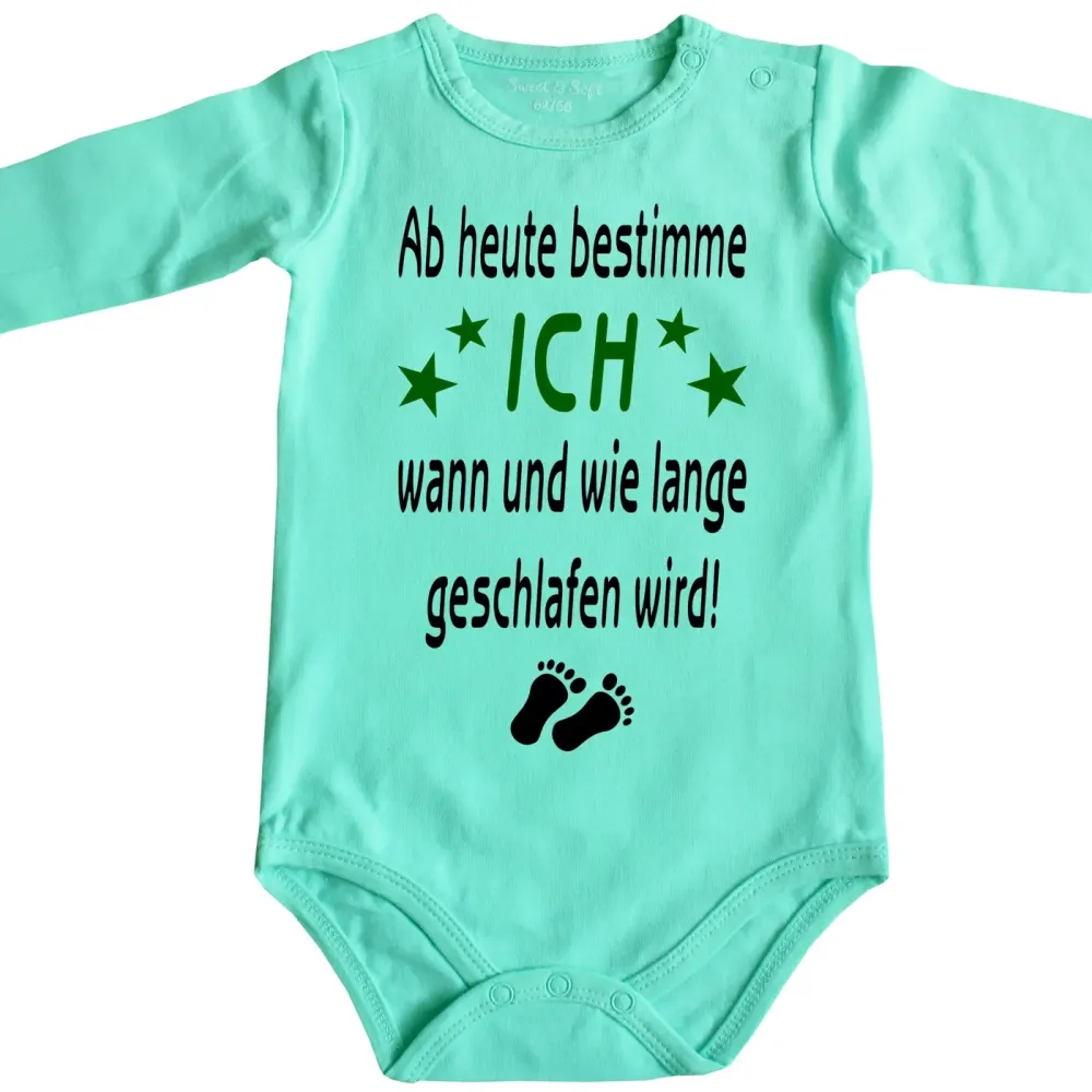 Lustiger Baby-Body mit Spruch