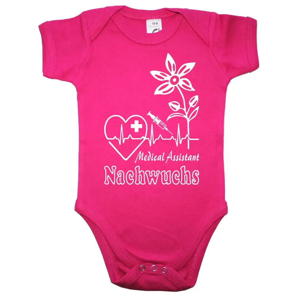 Baby-Body mit süßem Motiv für Pflegefachfrau oder Pflegefachmann