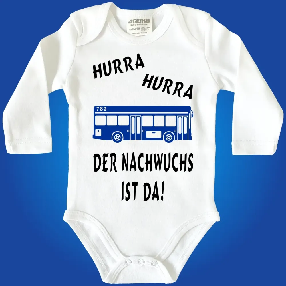 Babybody mit Bus