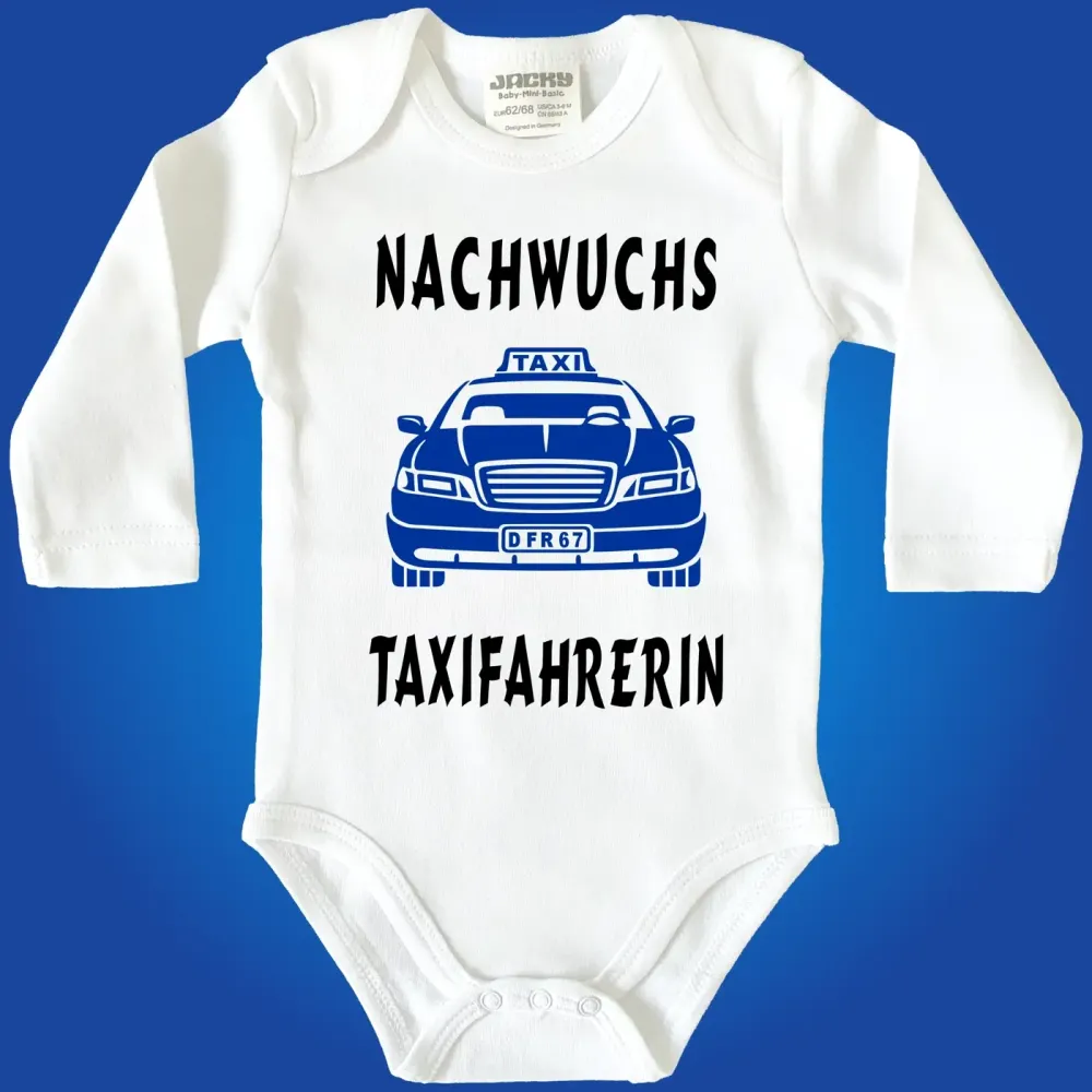 Babybody mit Taxi-Motiv für Jungen und Mädchen