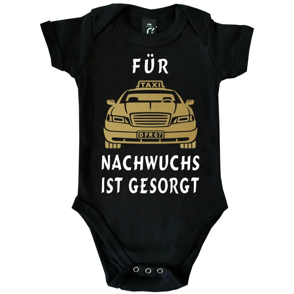 Baby-Body mit Taxi-Auto Taxiauto