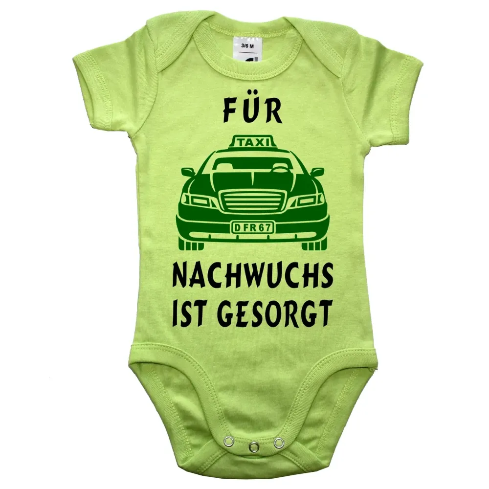 Einteiler mit Taxi-Auto Taxiauto