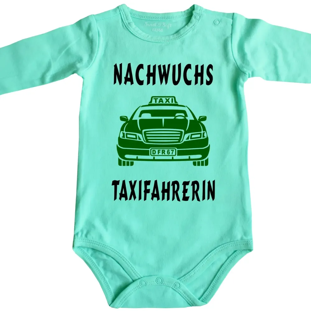 Babybody mit Taxi-Motiv für Jungen und Mädchen