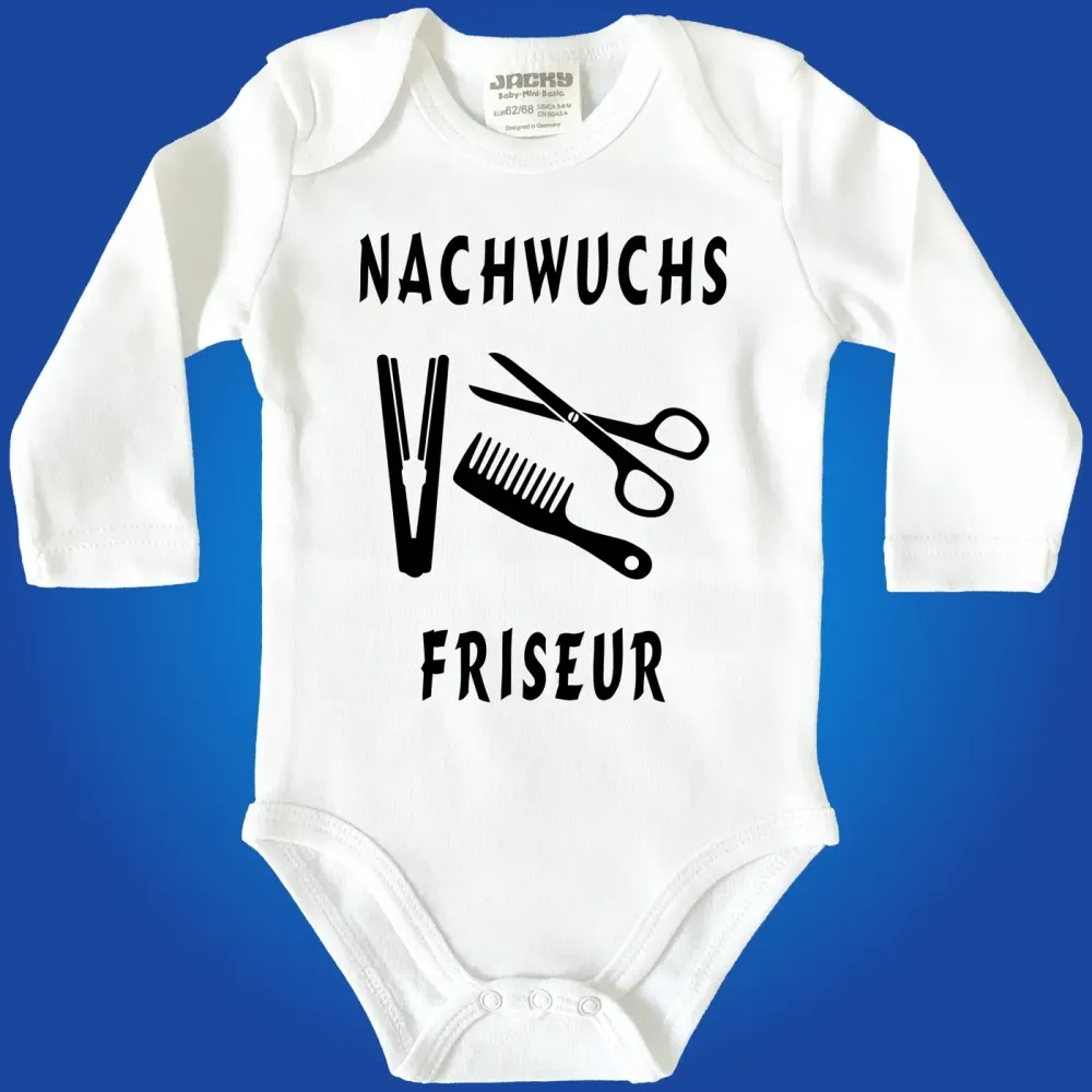 Baby-Body mit Friseur oder Friseurin