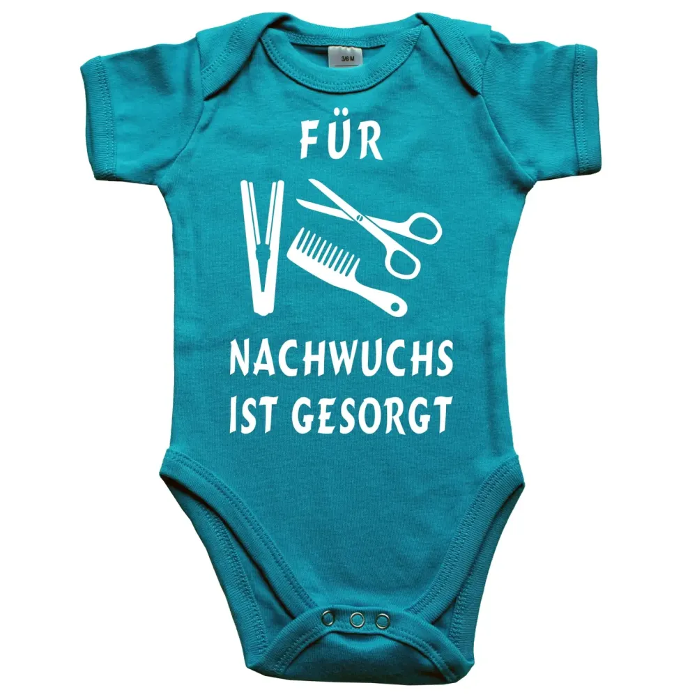 Baby-Body mit Druck Friseur oder Friseurin