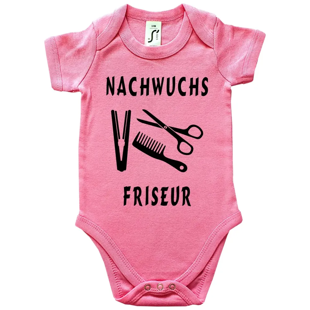 Preview: Baby-Body mit Aufdruck Friseurin Friseur
