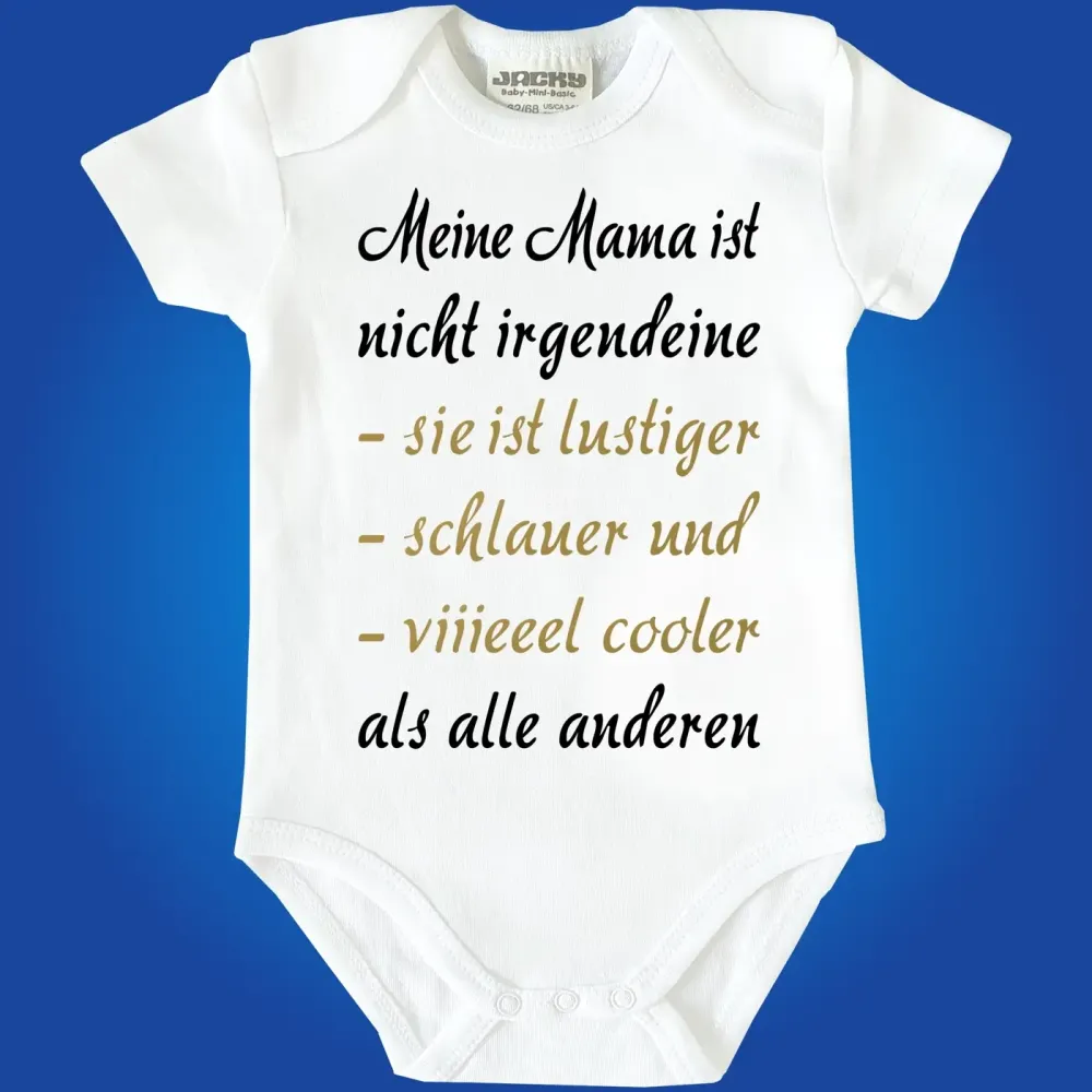 Preview: Baby-Body mit Spruch Coole Oma