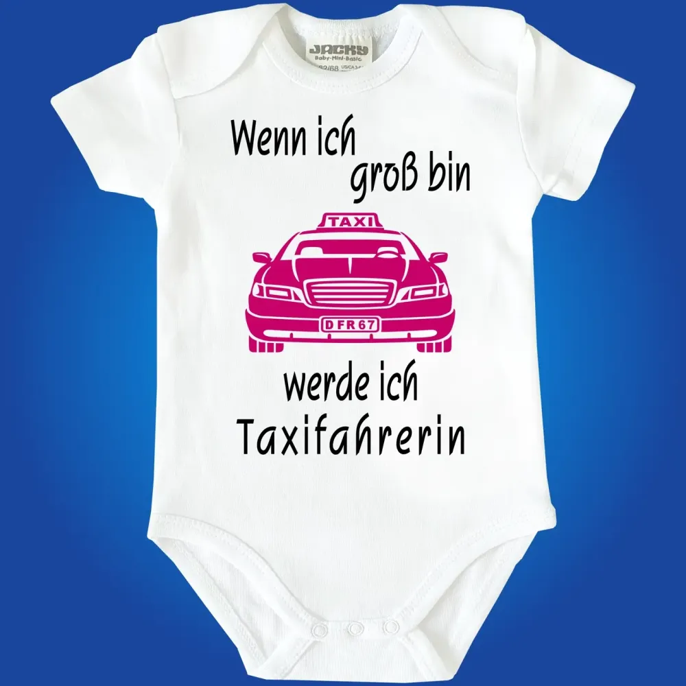 Baby‑Body mit Berufswunsch Erzieher