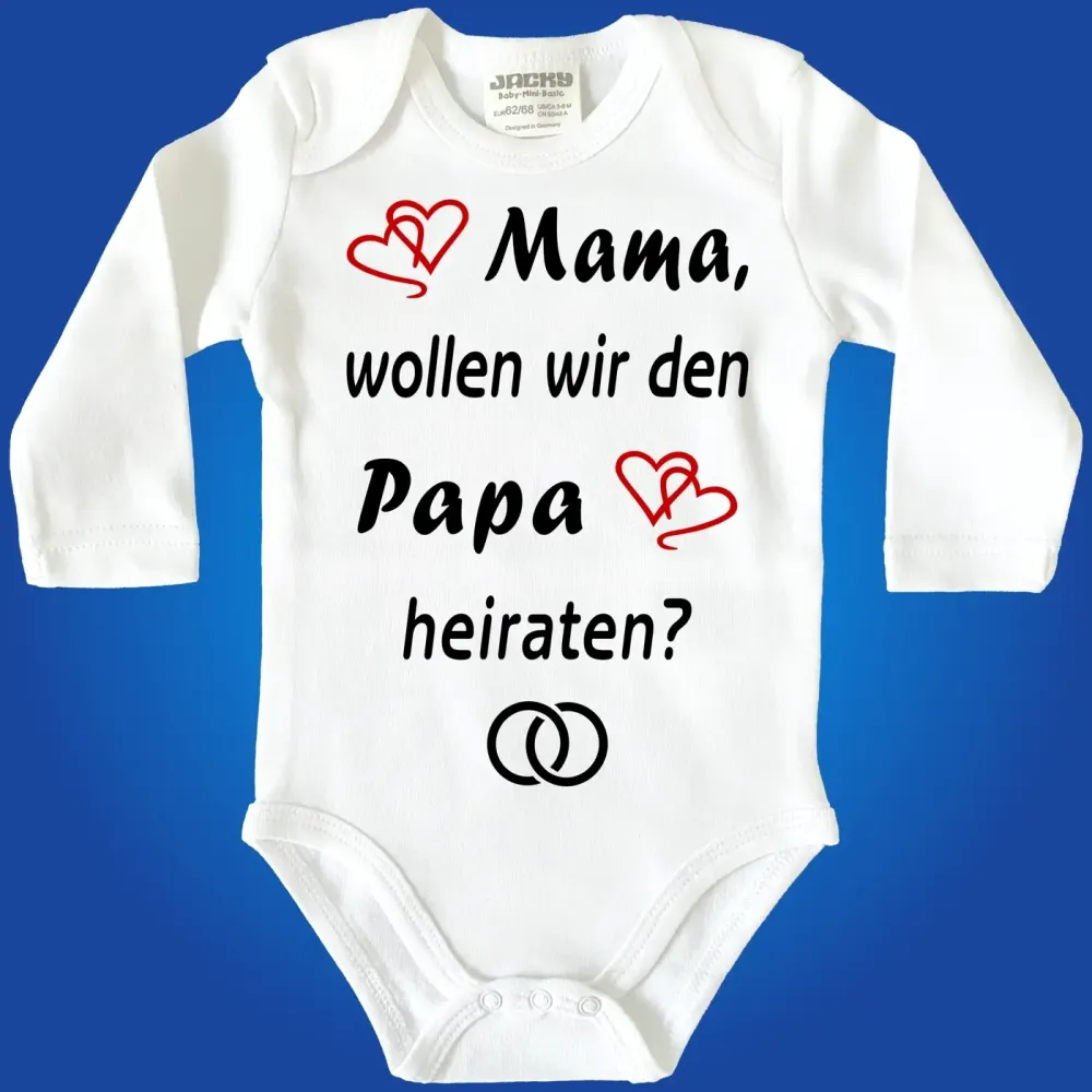 Baby-Body Papa heiraten