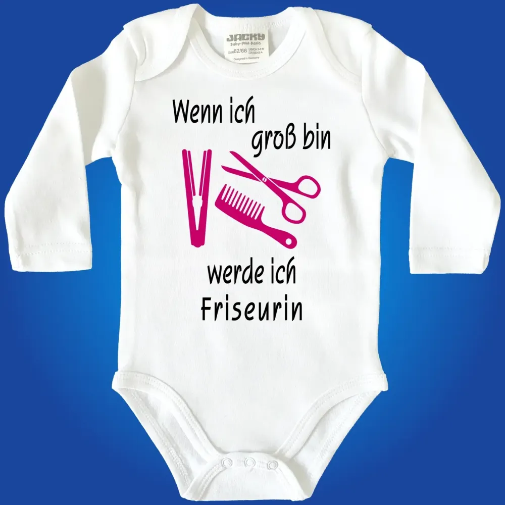 Baby‑Body mit Berufswunsch Taxifahrerin