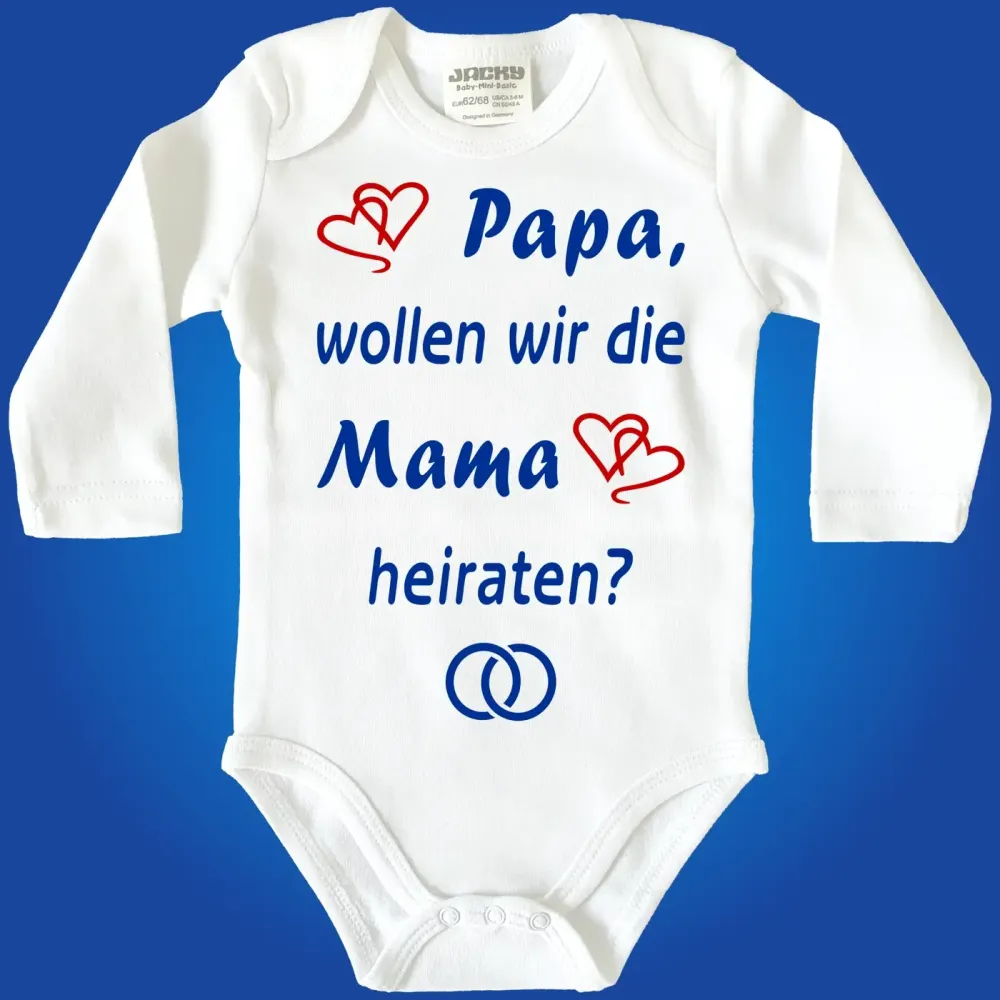 Baby-Body Papa heiraten