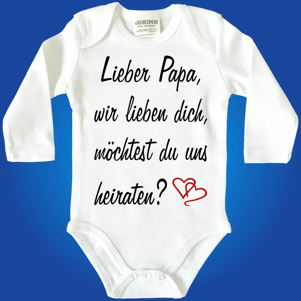 Preview: Babybody mit Heiratsantrag