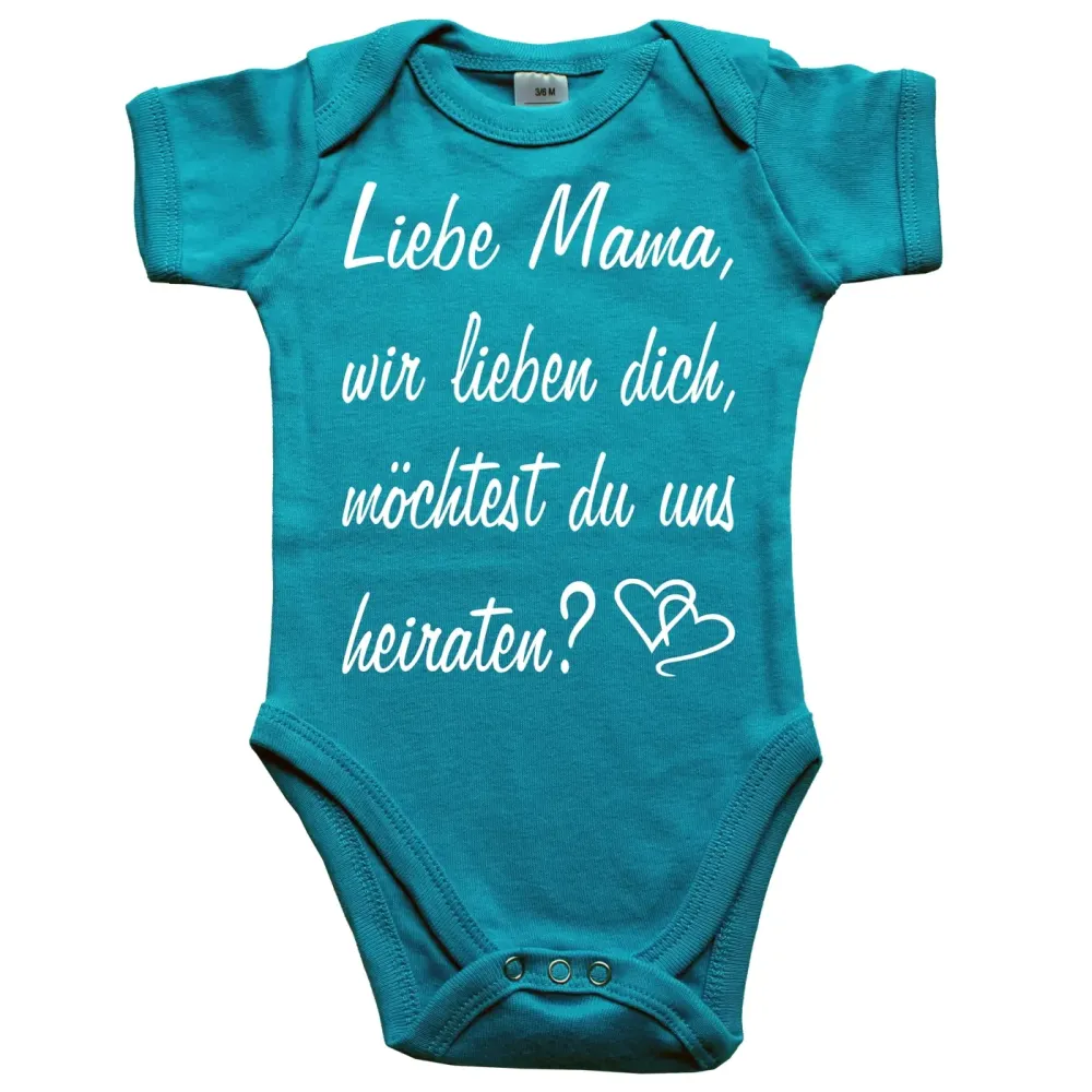 Baby Bodysuit with saying wedding