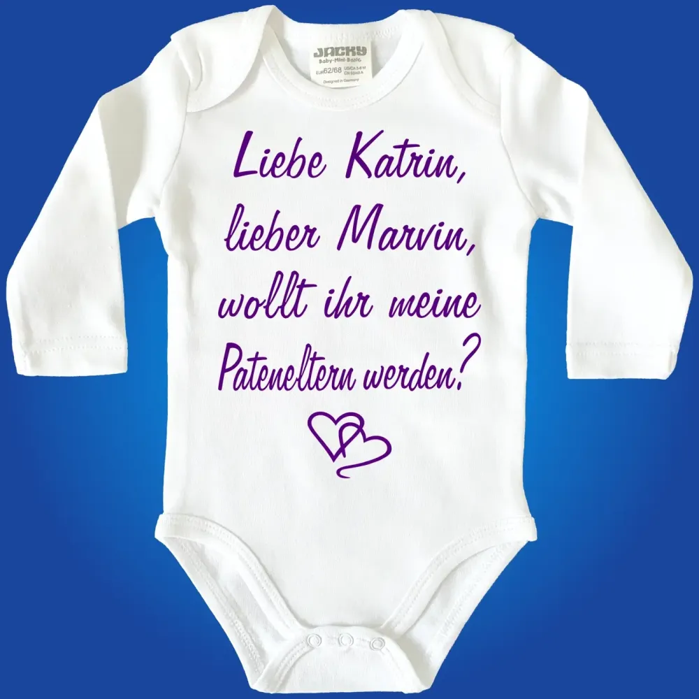 Baby Bodysuit with saying godmother